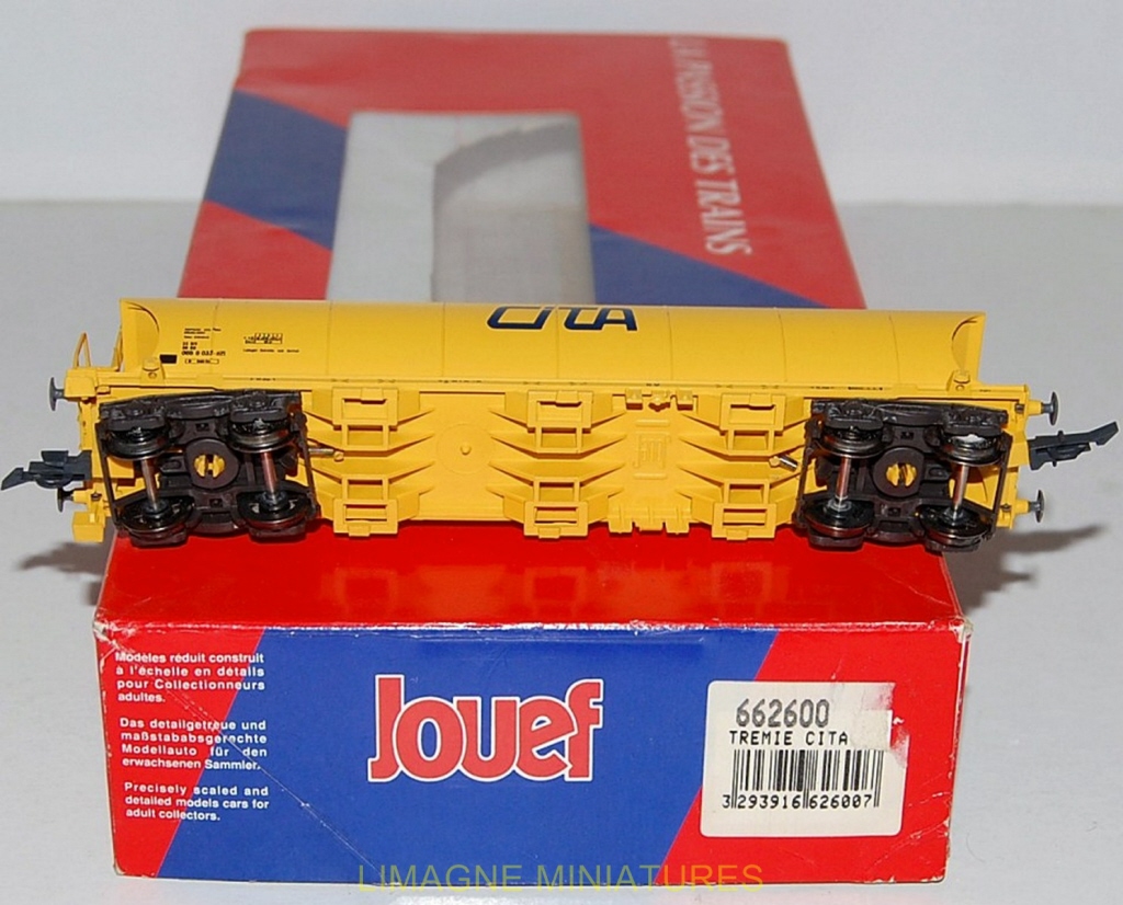 Wagon céréalier Tagnpps 101m³ NACCO jaune EP VI HO NME 511613